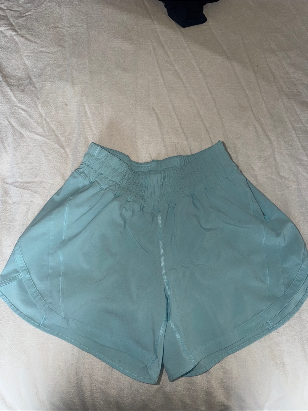 lululemon athletica Light Aqua Athletic Shorts